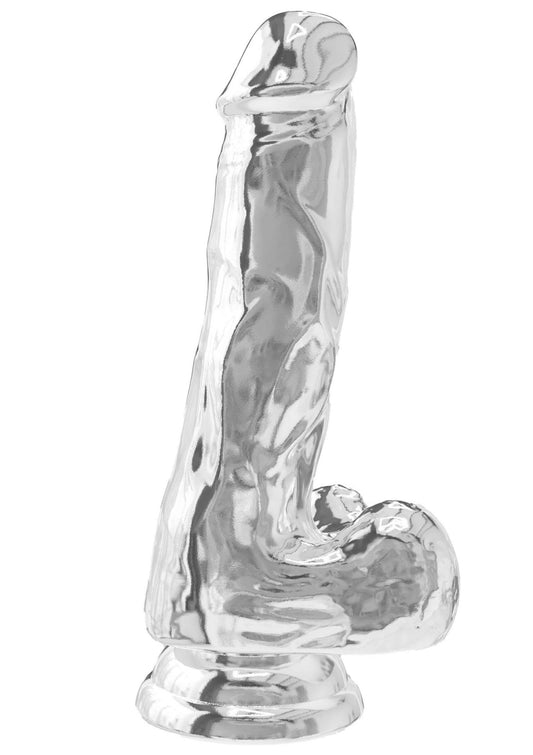 10124 toyjoy get real clear dildo tpe 16cm