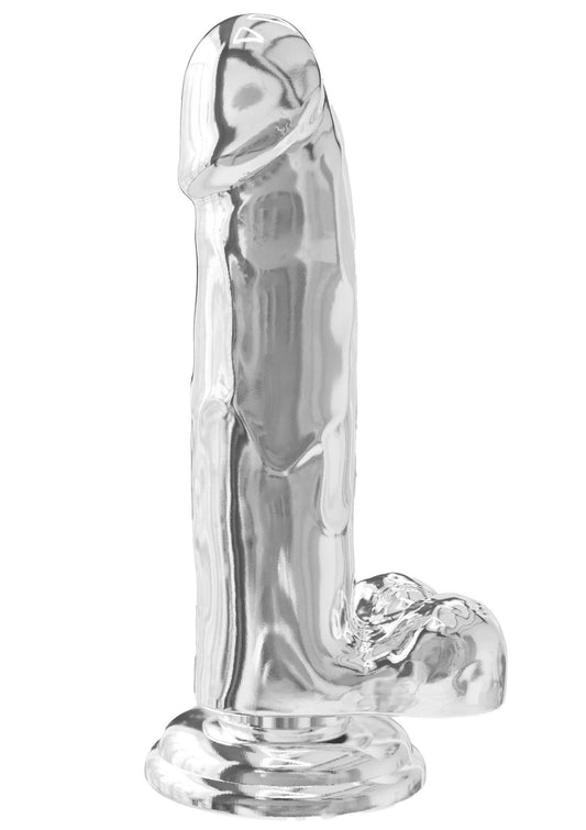 10125 toyjoy get real clear dildo tpe 18cm