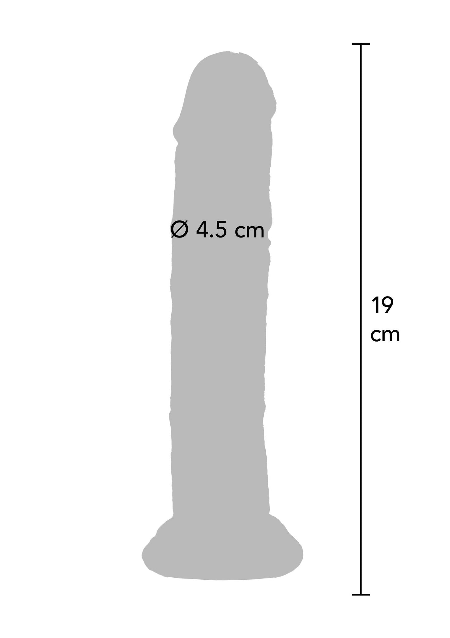 10127 toyjoy get real clear dong tpe 19cm