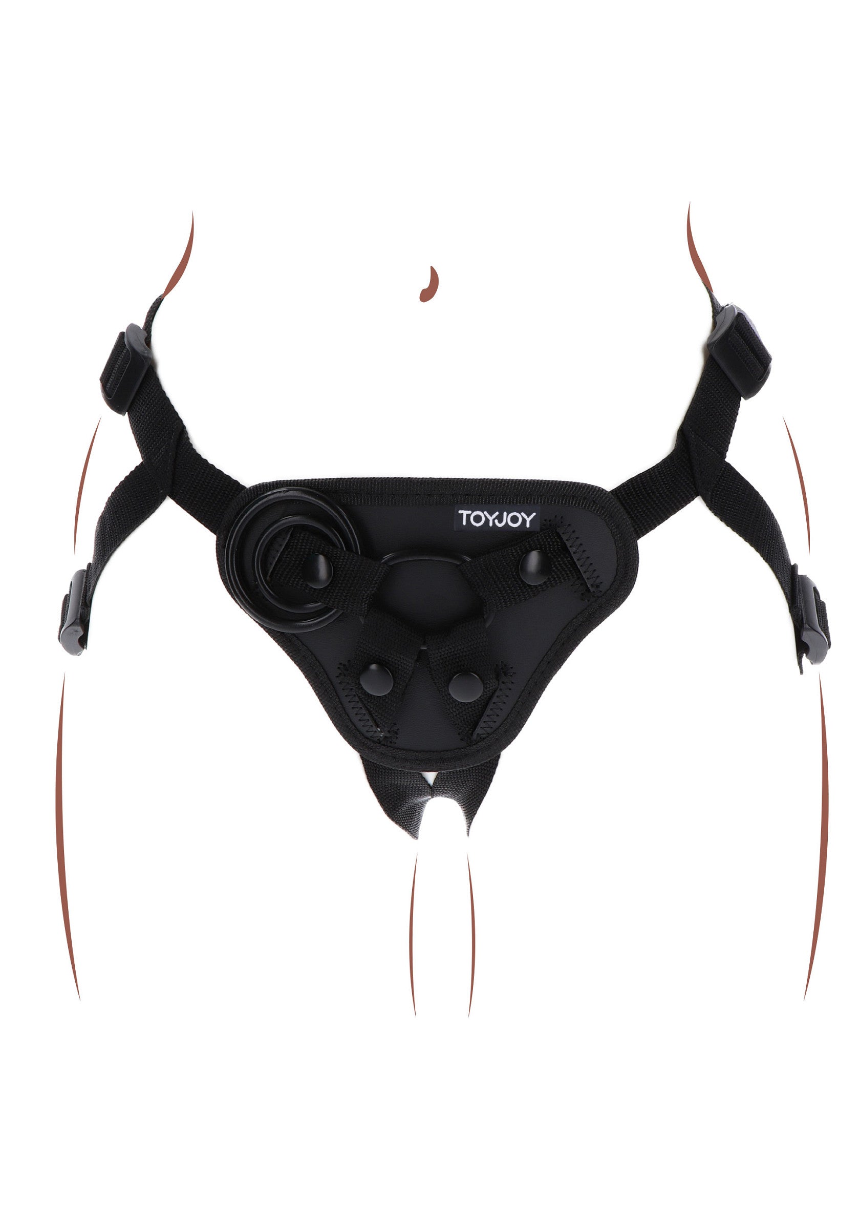 10140 toyjoy get real strap on harness