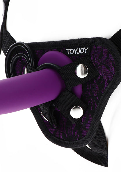10141 toyjoy get real strap on lace harness