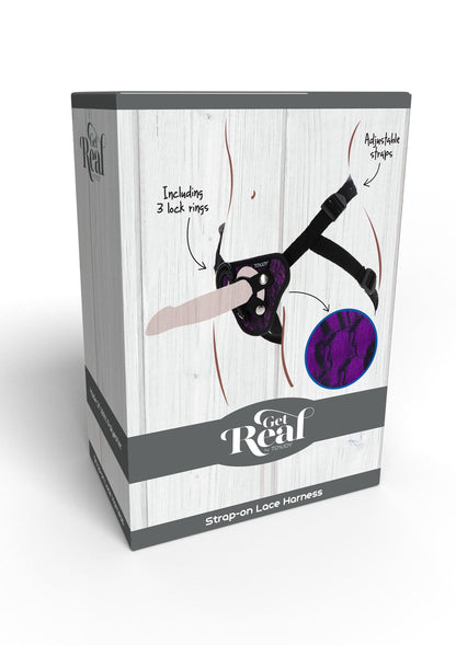 10141 toyjoy get real strap on lace harness