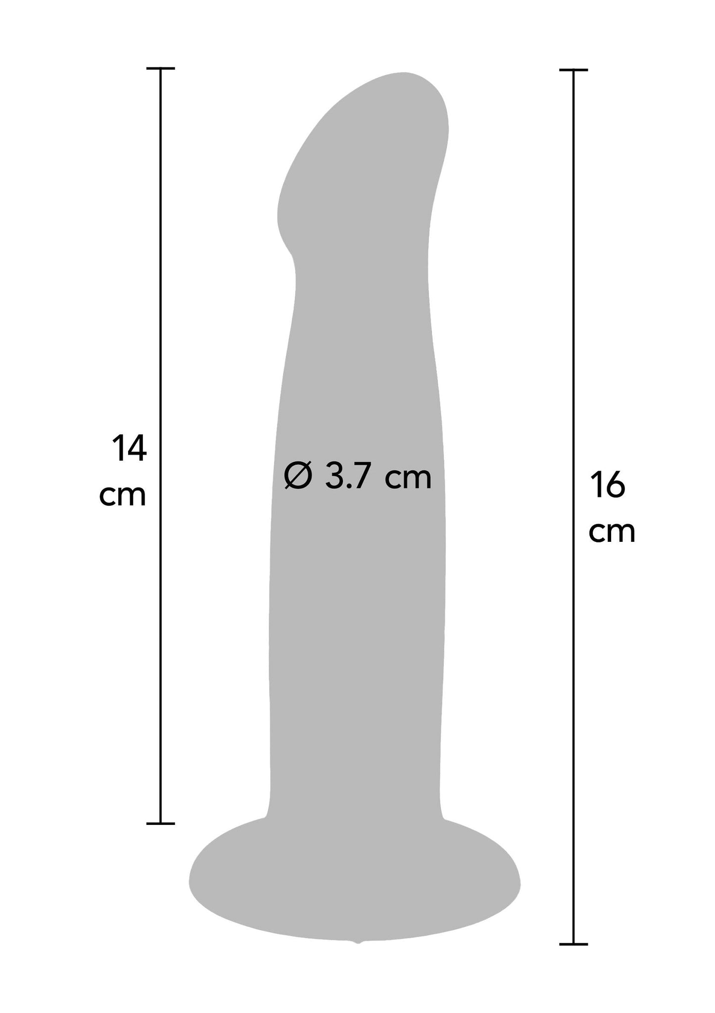 10144 toyjoy get real goodhead dong silicone 16cm