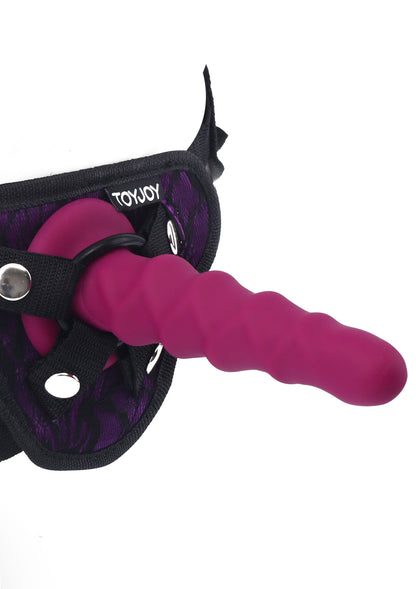 10145 toyjoy get real ribbed dong silicone 16cm