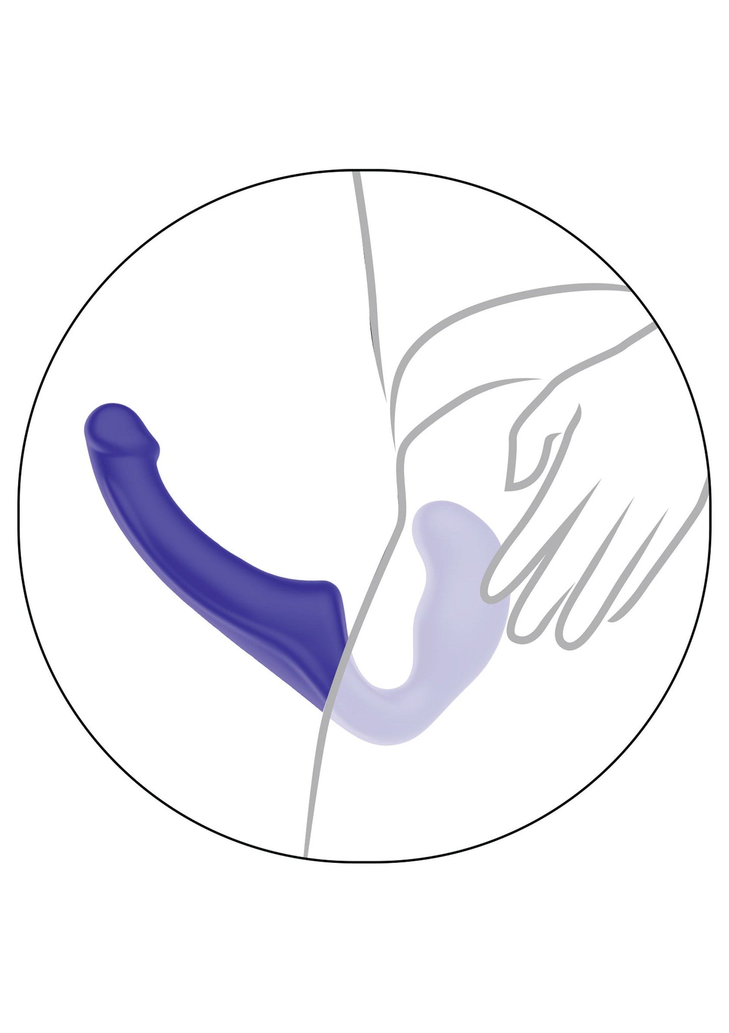 10146 toyjoy get real bend over boyfriend strapless strap on