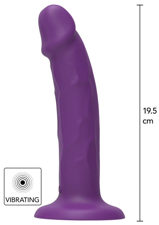 10150 toyjoy get real vibrating harness dong silicone 195cm