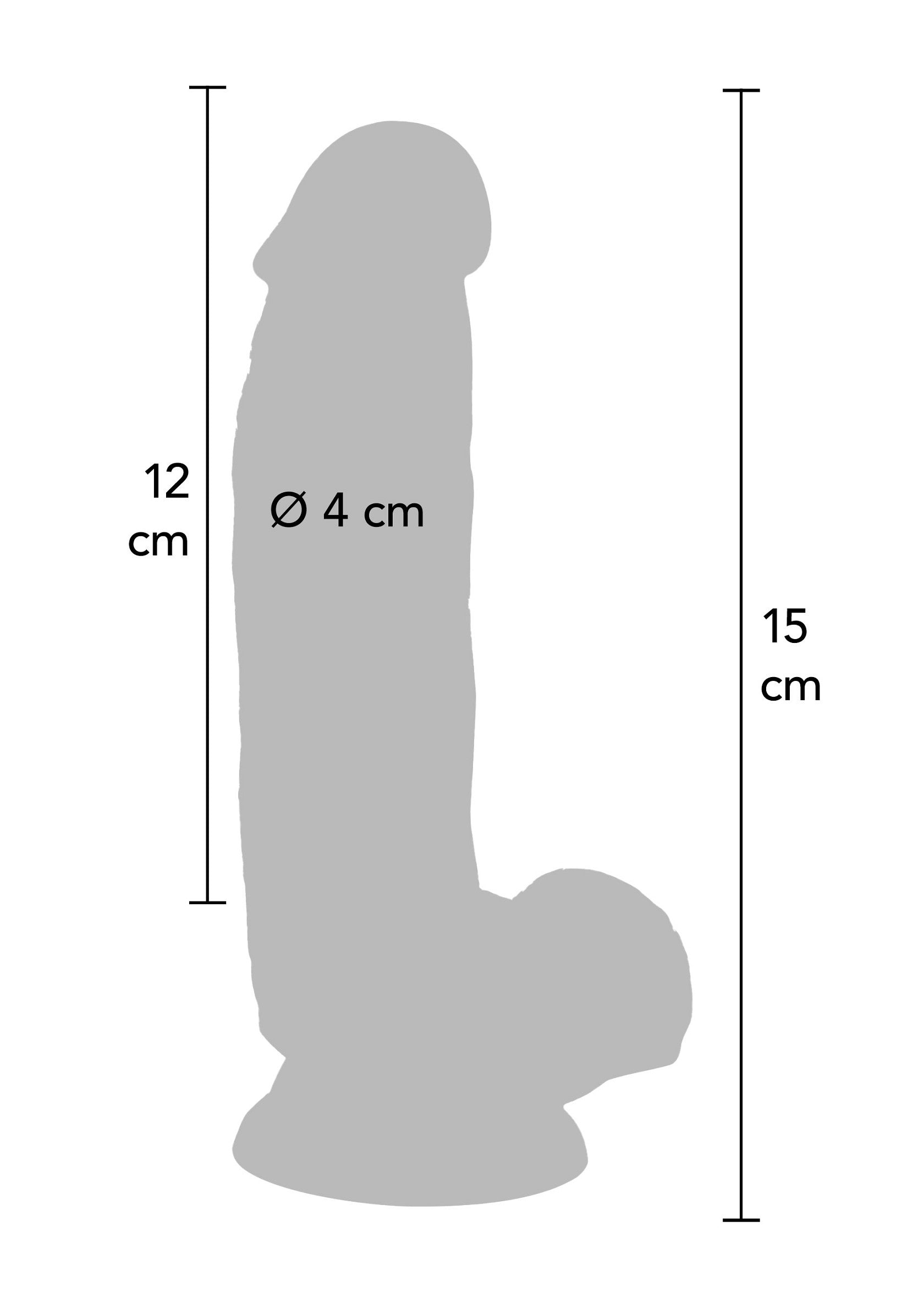 10165 toyjoy get real dildo pvc 15cm