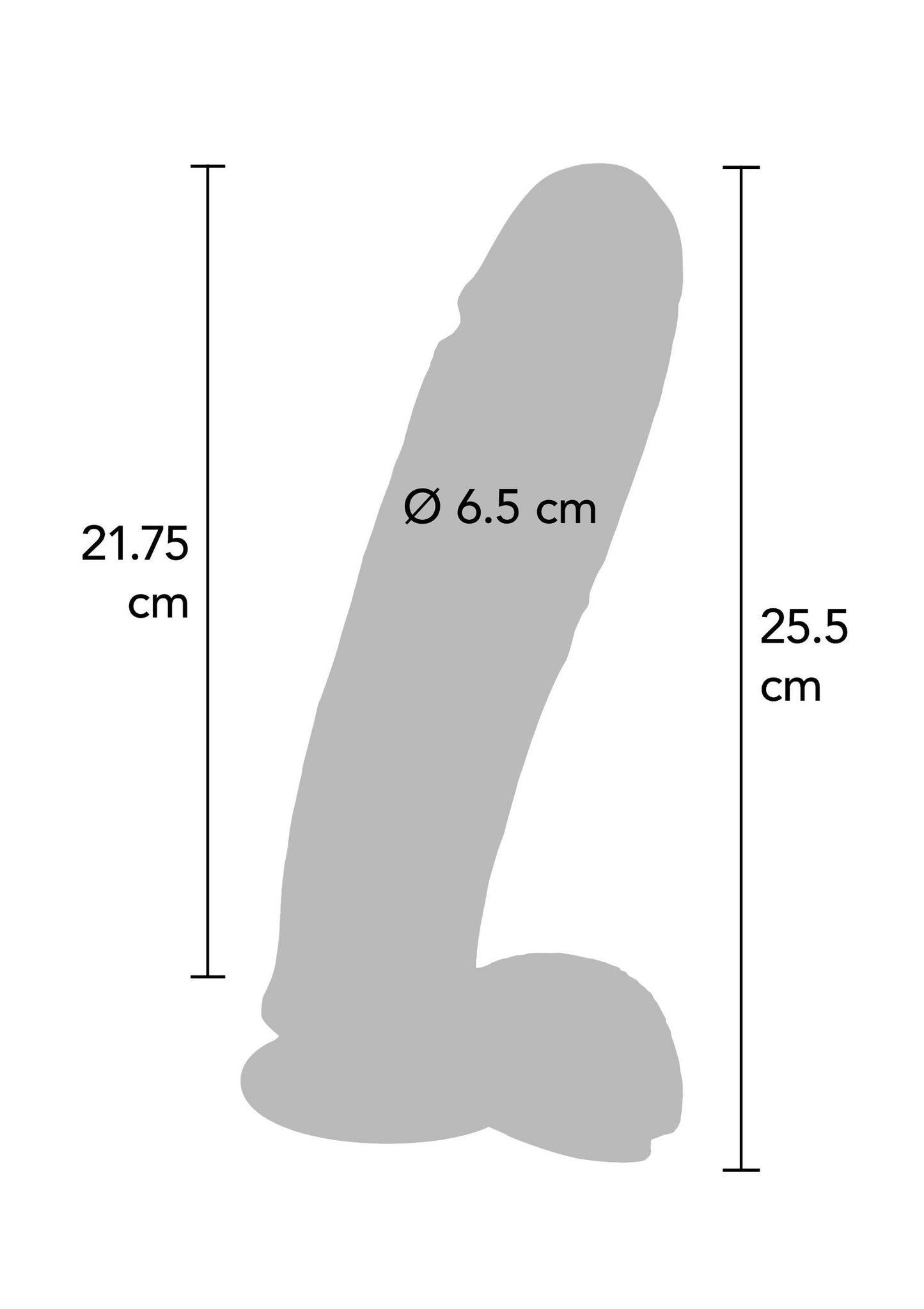 10168 toyjoy get real dildo pvc 255cm