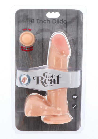 10176 toyjoy get real dual density dildo tpe 20cm
