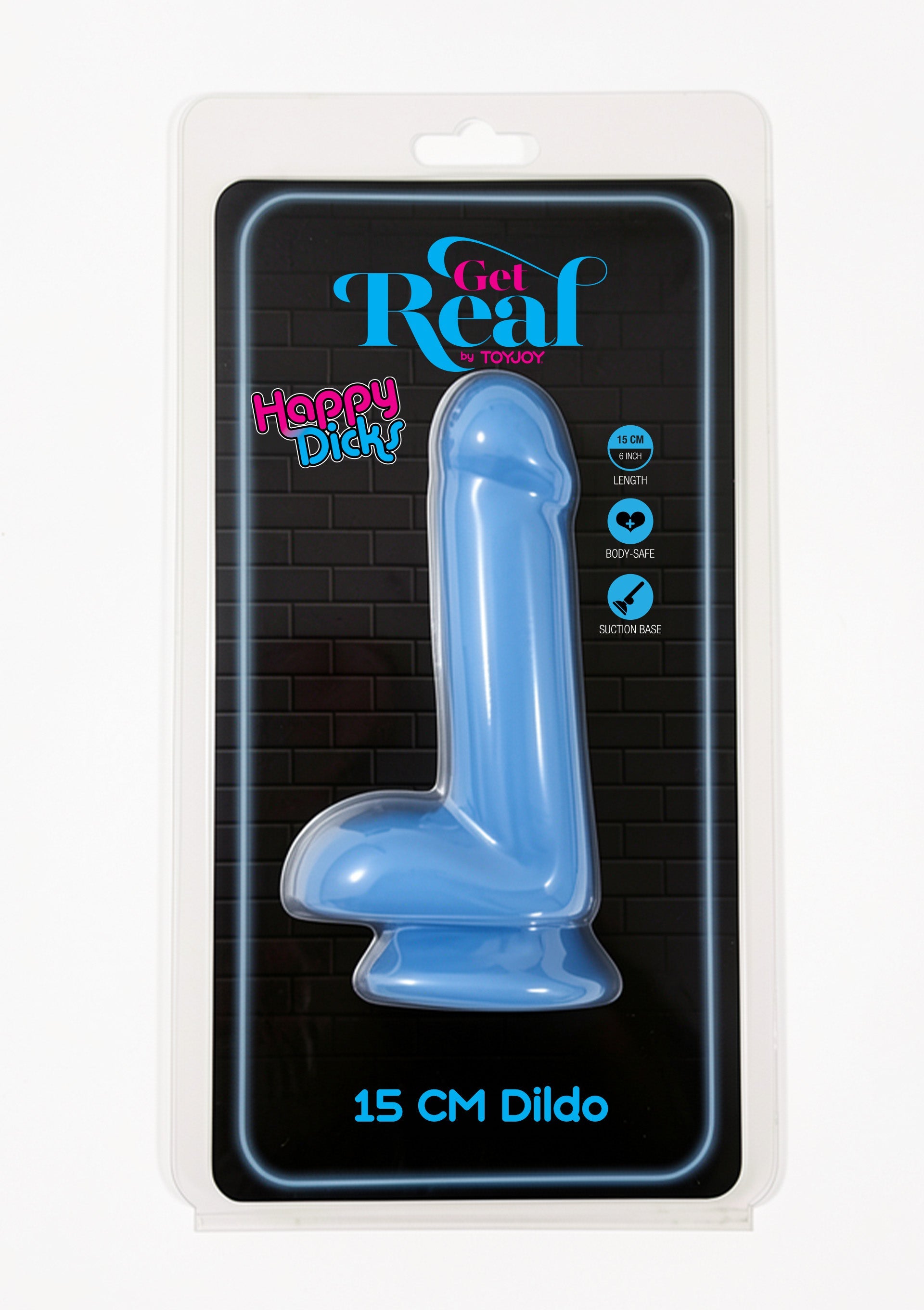 10180 toyjoy get real happy dicks dildo pvc 15cm