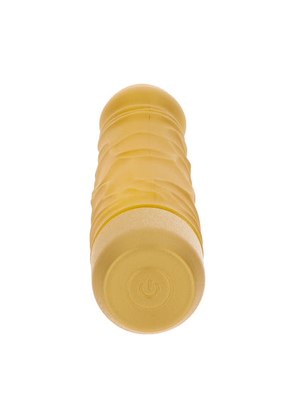 10187 toyjoy get real gold dicker original vibrator 20cm