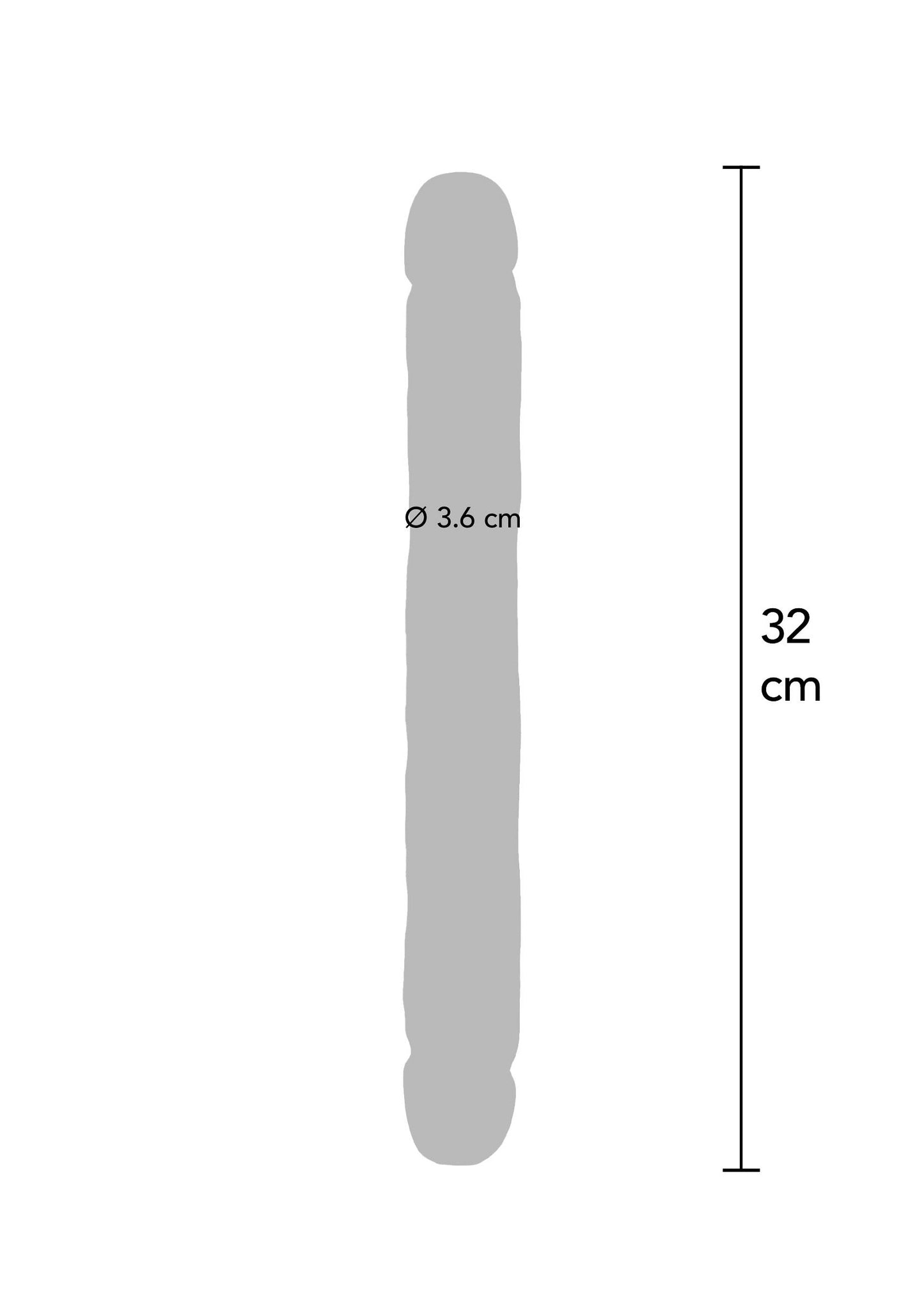 10198 toyjoy get real jr double dong pvc 32cm