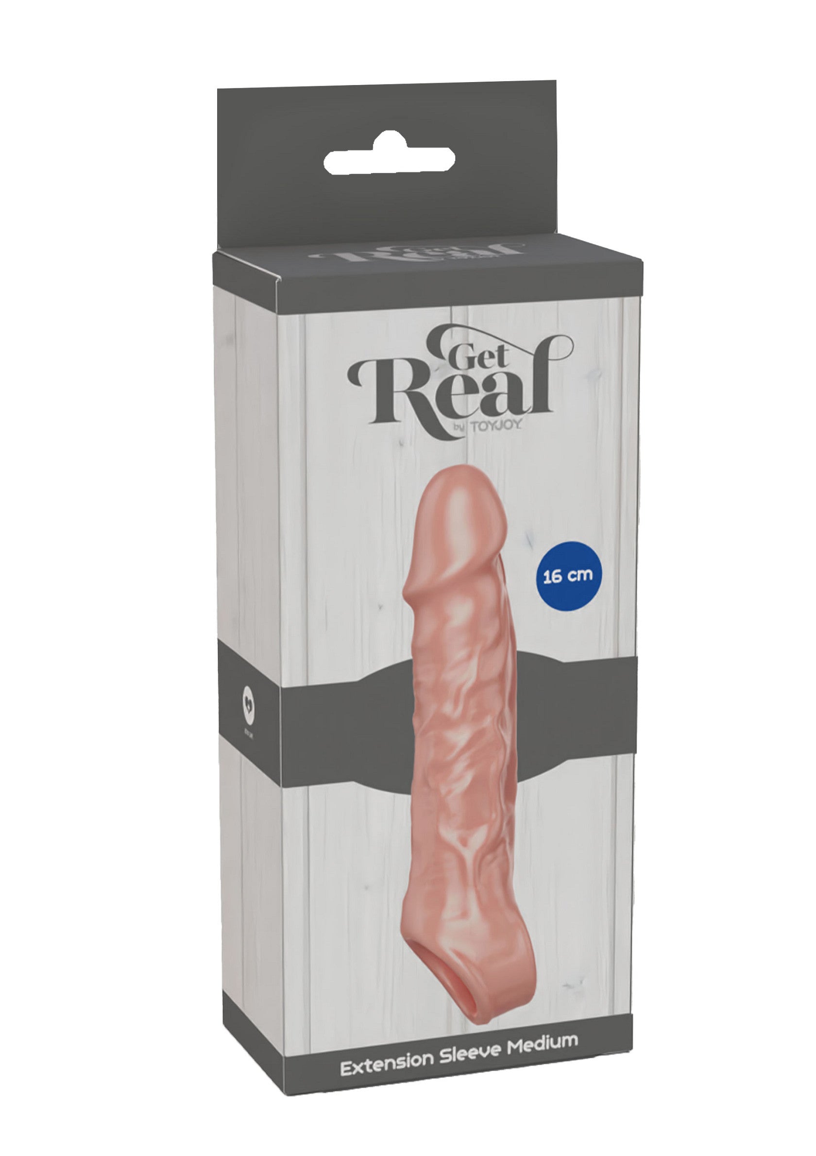 10213 toyjoy get real extension sleeve tpe medium 16cm