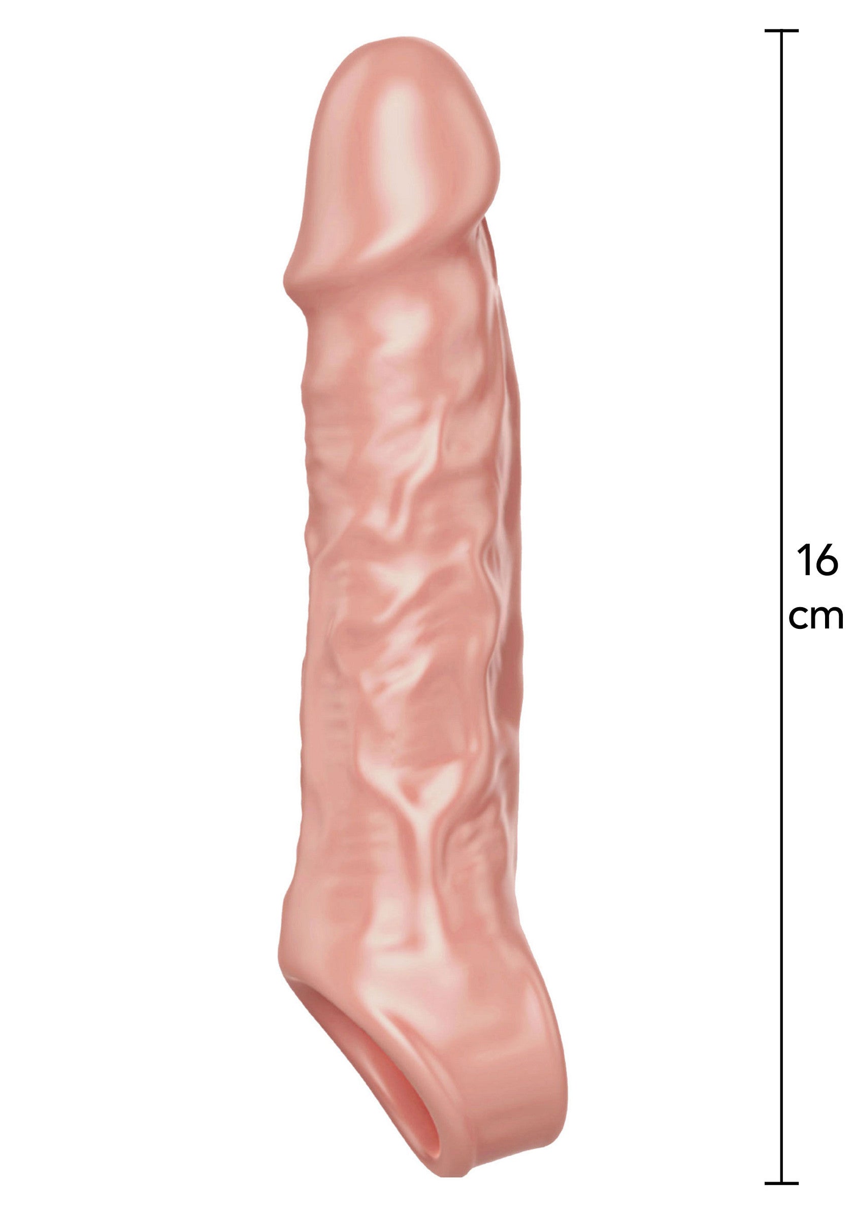 10213 toyjoy get real extension sleeve tpe medium 16cm