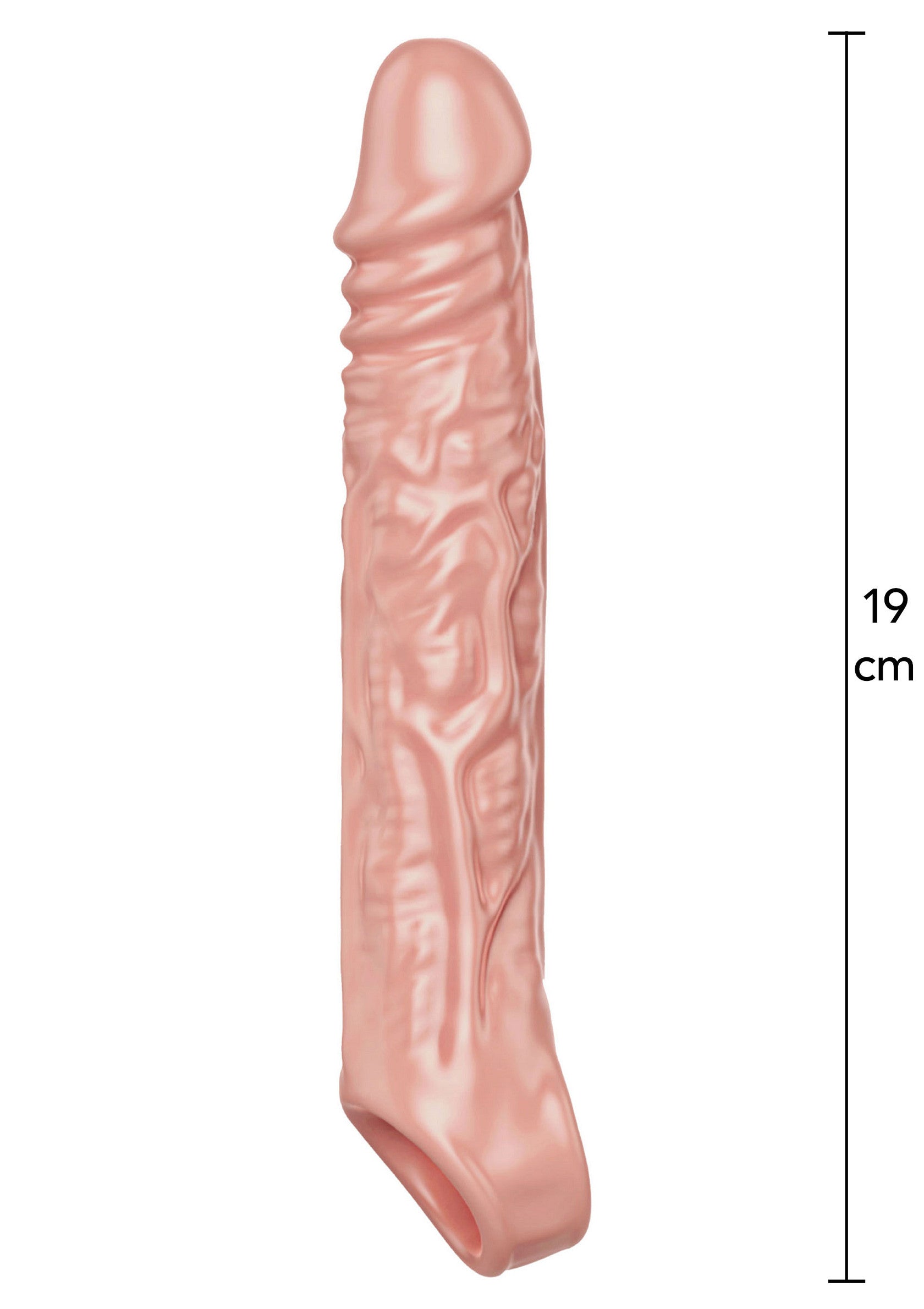 10214 toyjoy get real extension sleeve tpe large 19cm