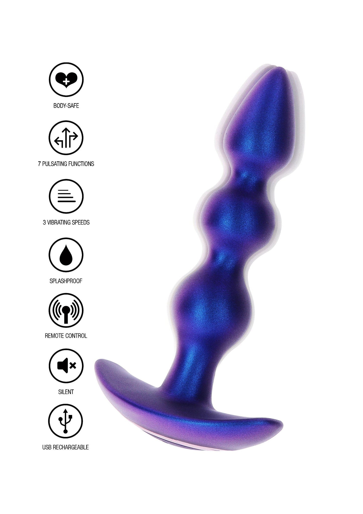 10221 toyjoy buttocks the bold beaded vibr anal plug
