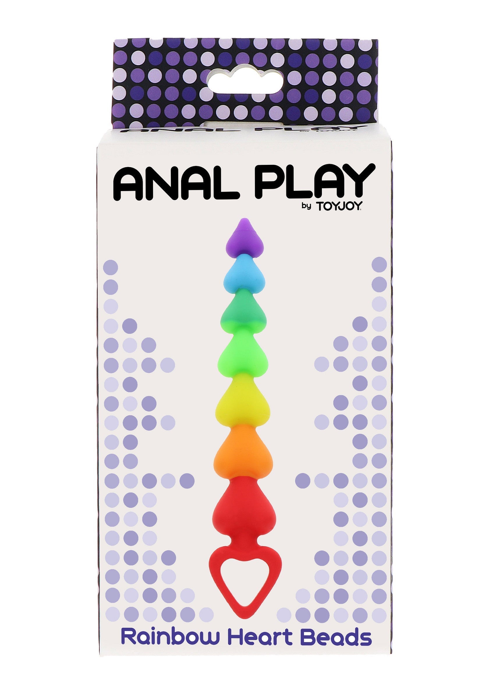 10276 toyjoy anal play rainbow heart beads