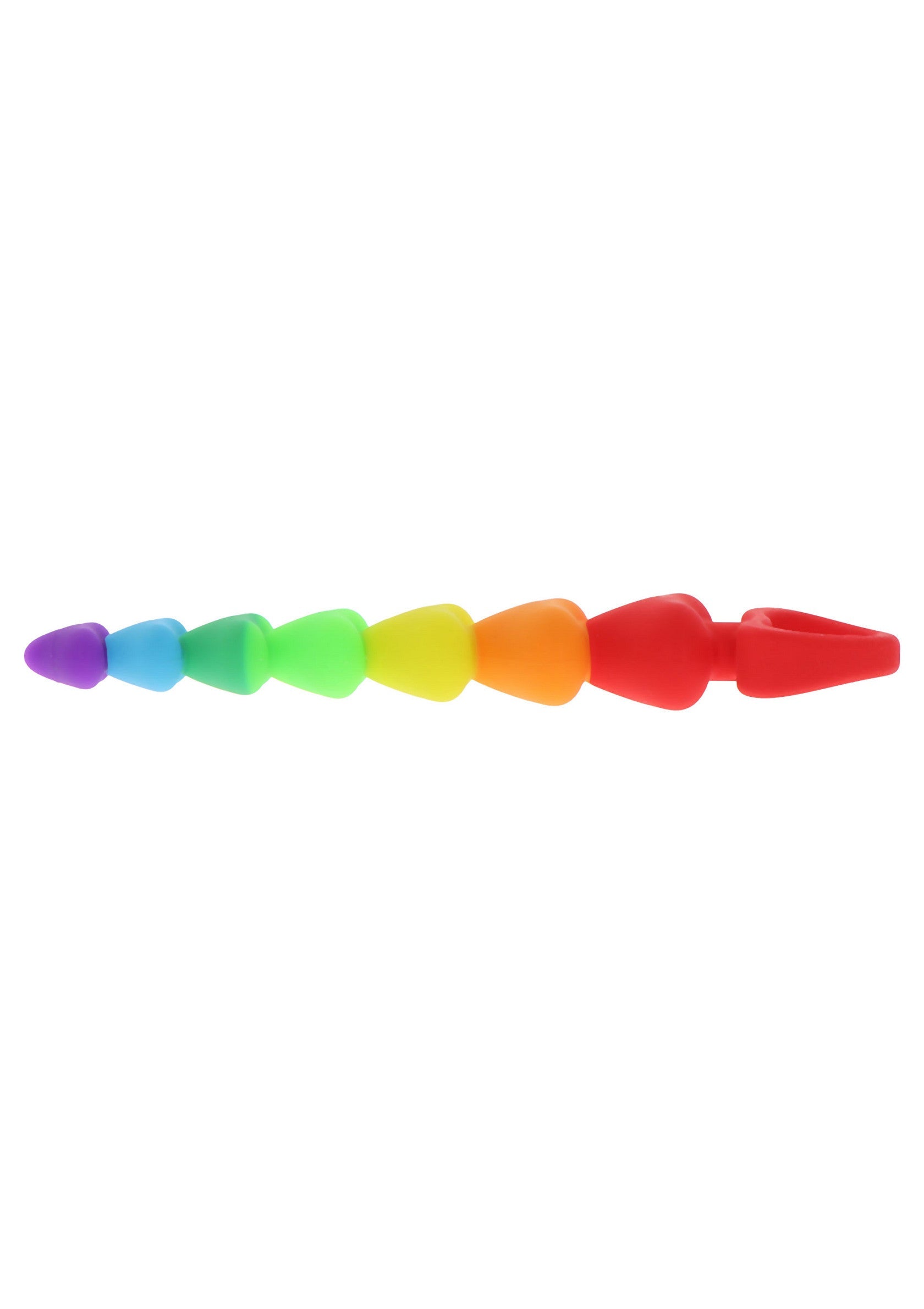 10276 toyjoy anal play rainbow heart beads