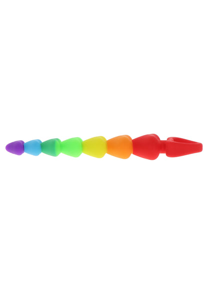10276 toyjoy anal play rainbow heart beads