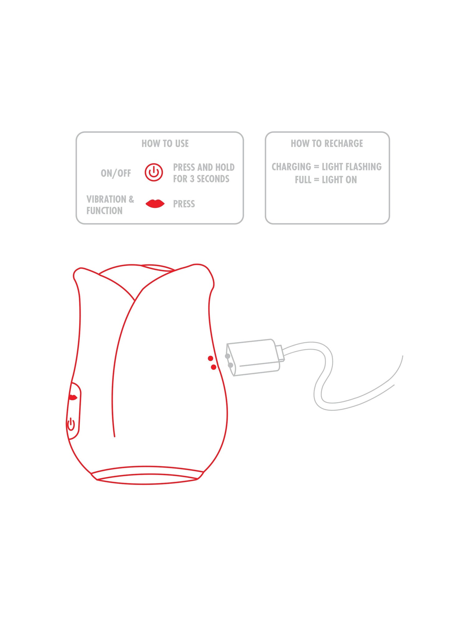 Ravishing Rose Pulse Stimulator