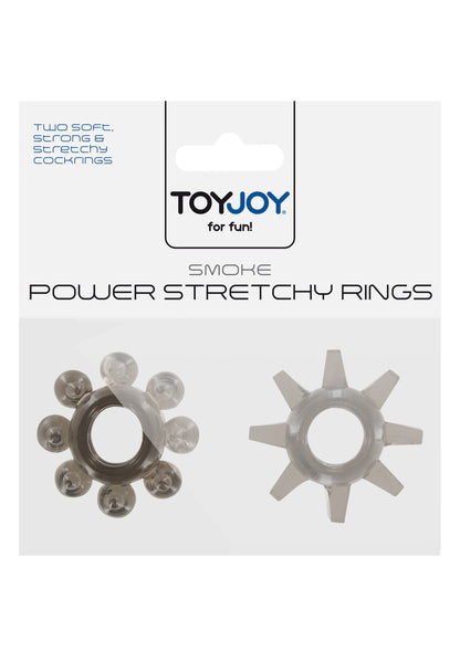 10459 toyjoy manpower power stretchy rings 2 pcs