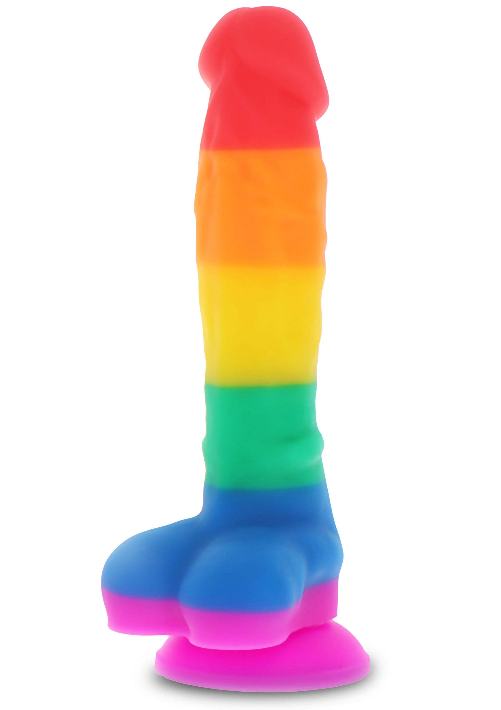 10556 toyjoy pride rainbow lover dildo 18cm