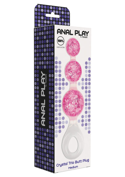 Crystal Trio Butt Plug Medium