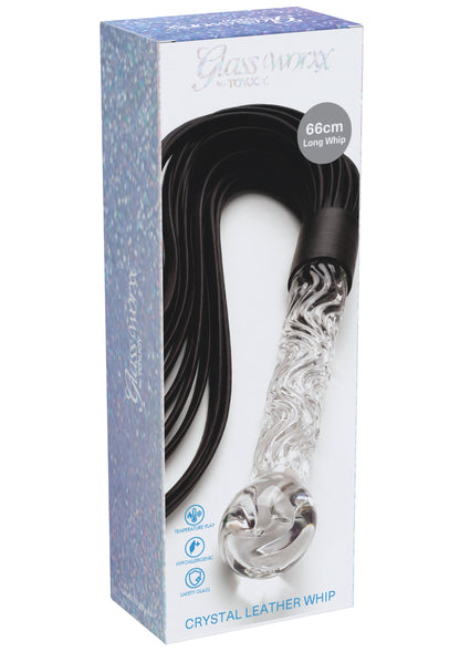 Crystal Leather Whip
