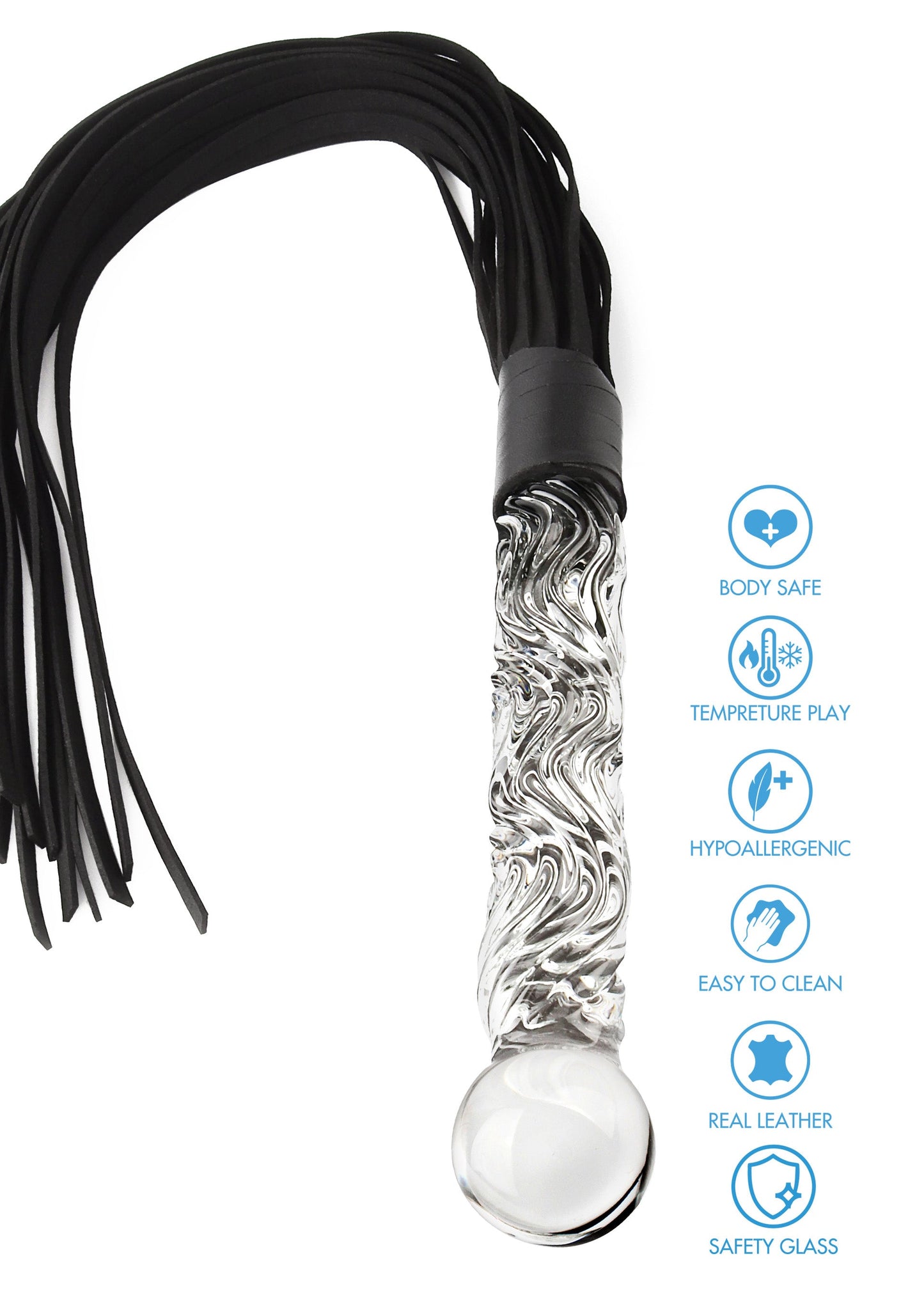 Crystal Leather Whip