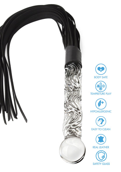 Crystal Leather Whip