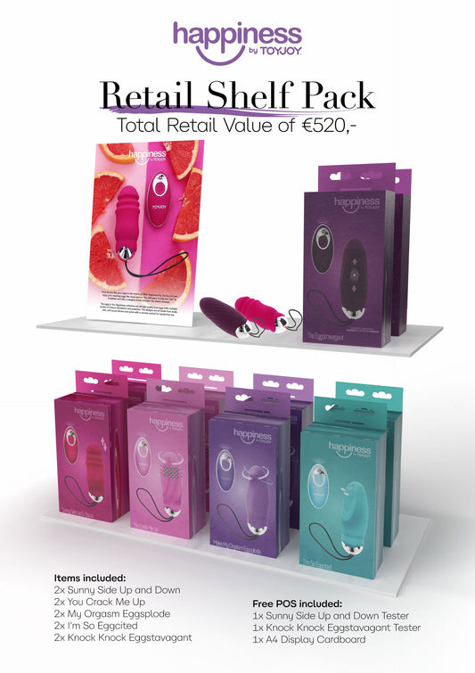 Retail Shelf Pack: ToyJoy Happiness