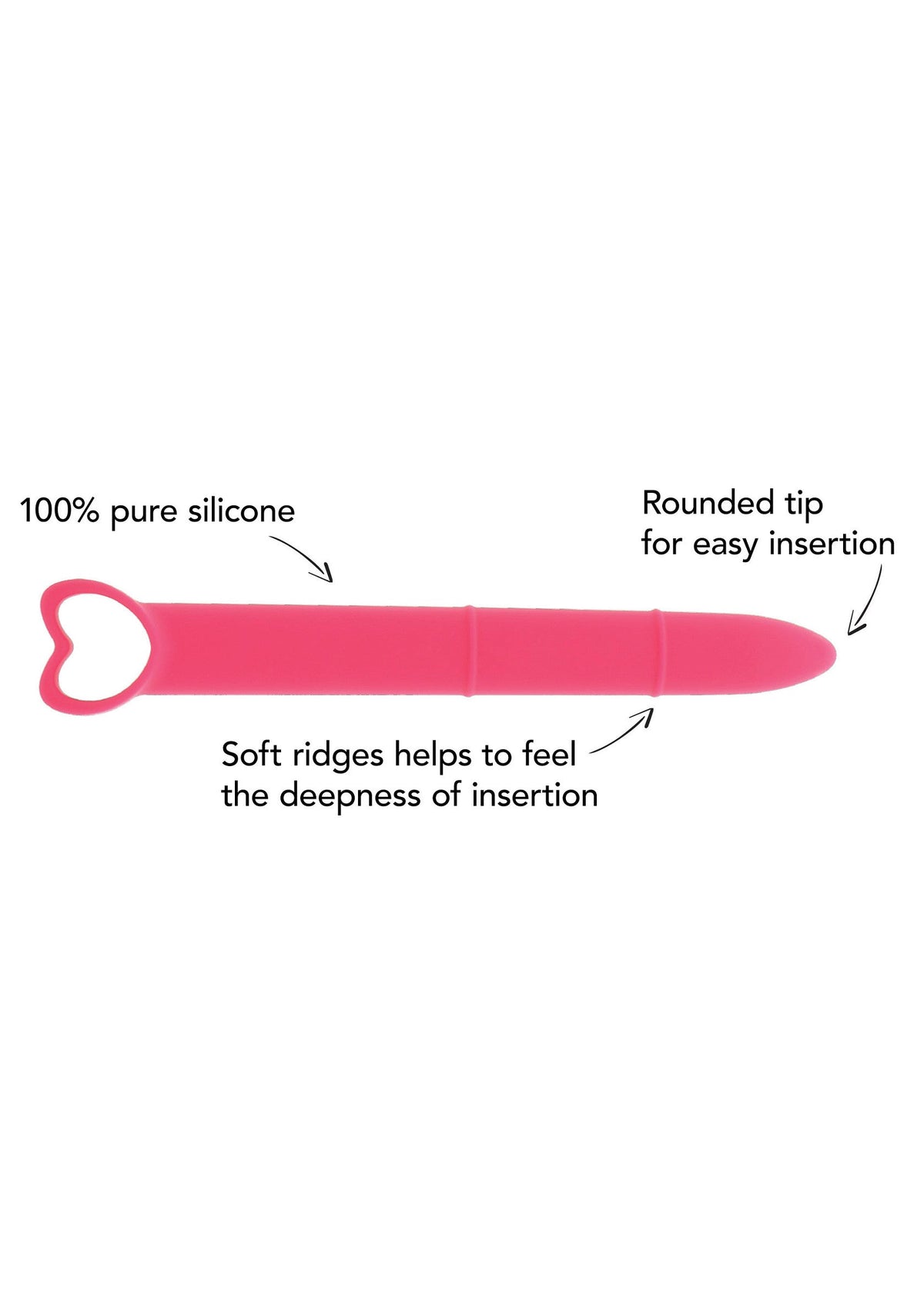 10956 mae b intimate health silicone vaginal dilators 3pcs