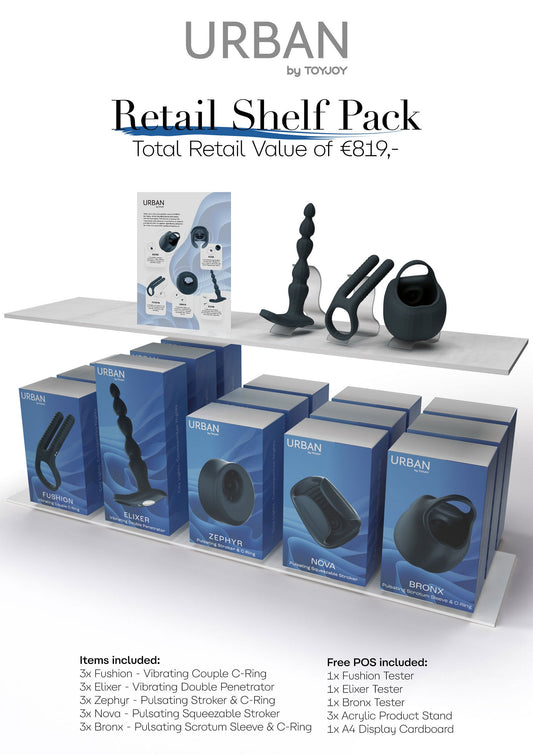 Retail Shelf Pack: ToyJoy Urban Male