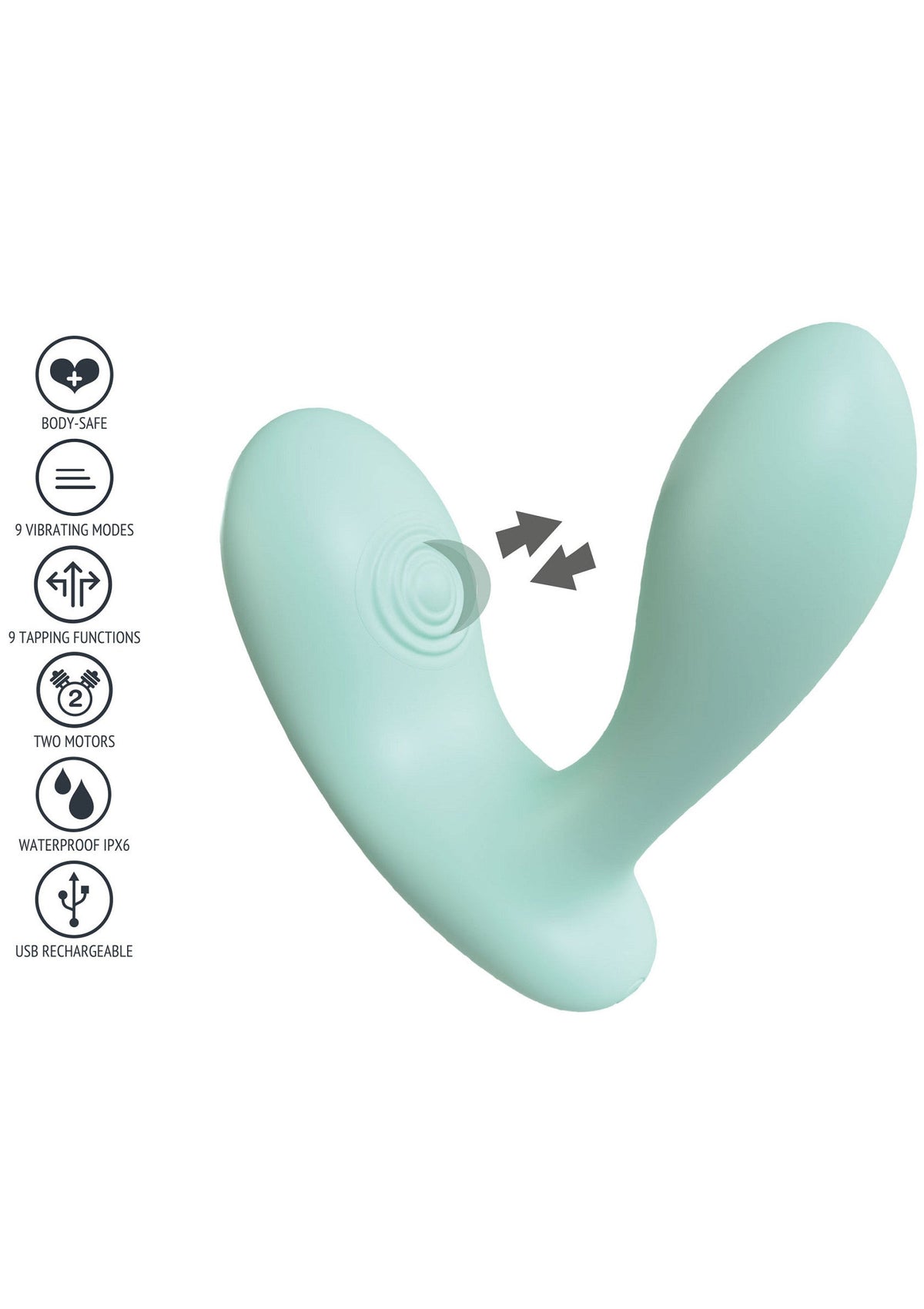 11090 xocoon duovibe ii tapping vibrator