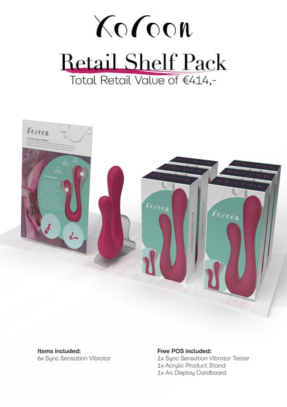 Retail Shelf Pack: Xocoon Sync Sensation Vibrator