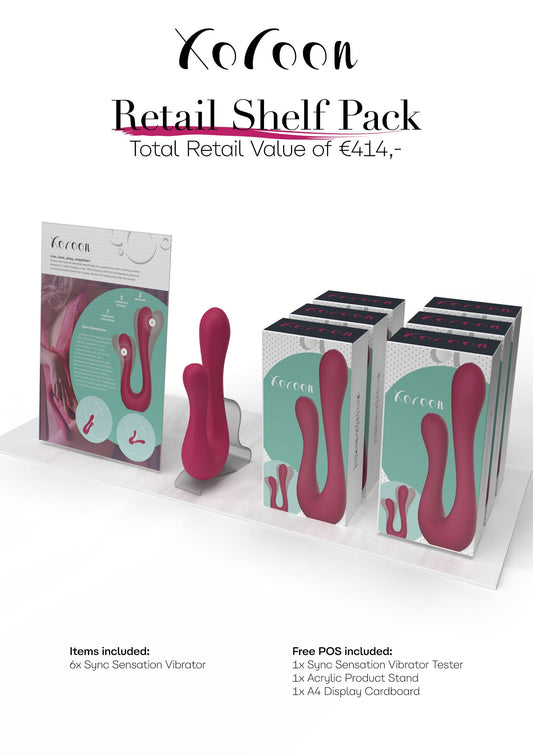 Retail Shelf Pack: Xocoon Sync Sensation Vibrator
