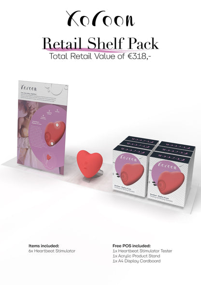 Retail Shelf Pack: Xocoon Heartbeat Pulsating Stimulator