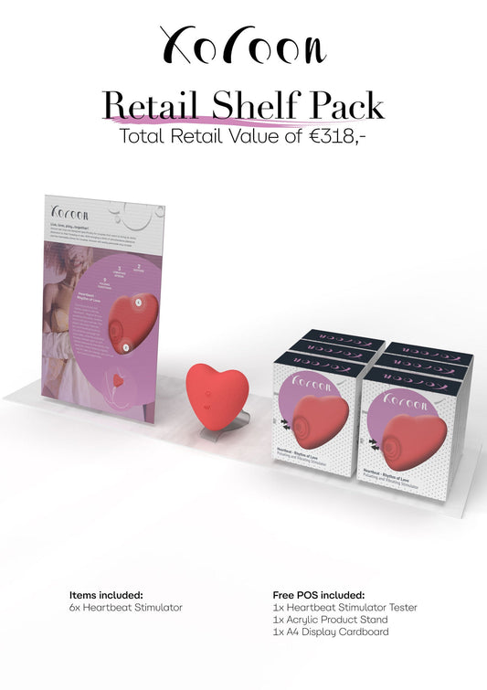 Retail Shelf Pack: Xocoon Heartbeat Pulsating Stimulator