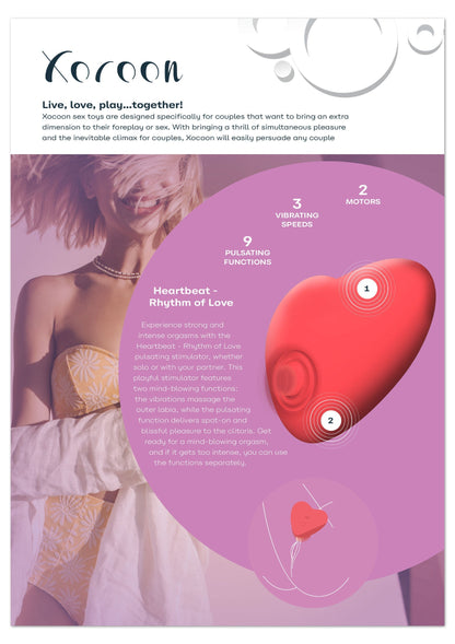 Retail Shelf Pack: Xocoon Heartbeat Pulsating Stimulator