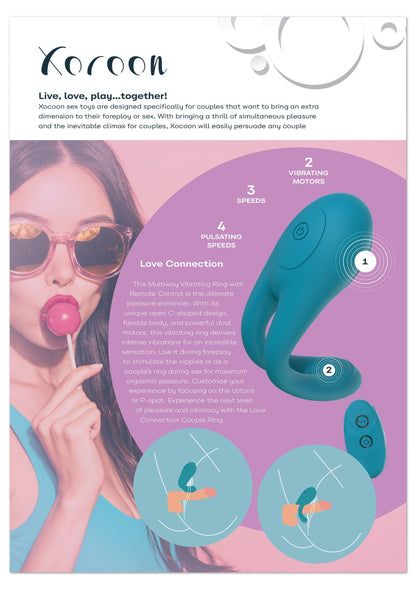 Retail Shelf Pack: Xocoon Love Connection Couples Ring