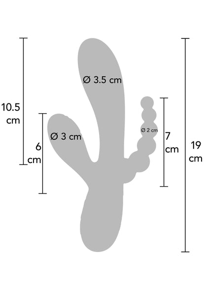11124 xocoon triple love vibrator