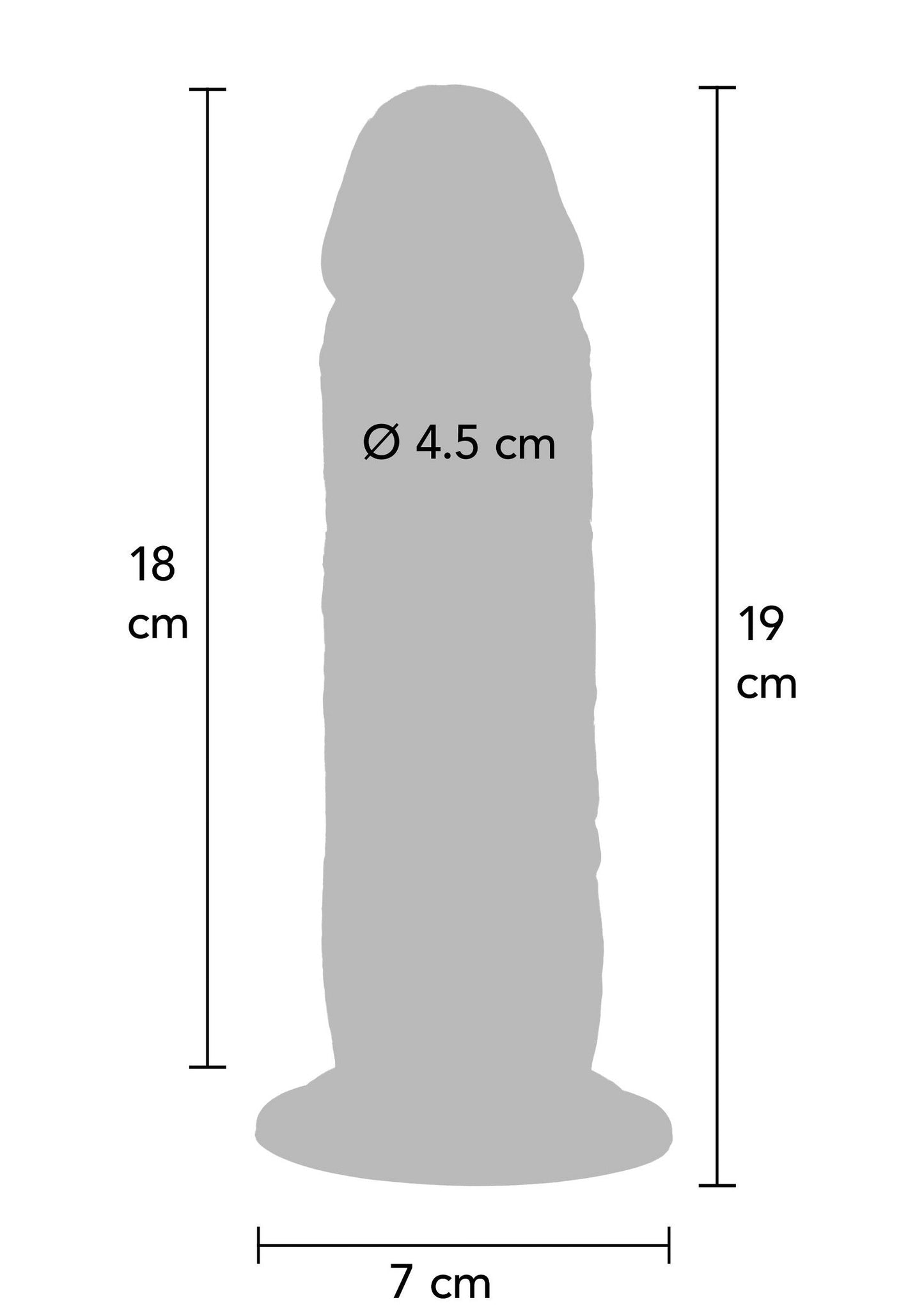 11201 toyjoy get real foreskin dong silicone 19cm