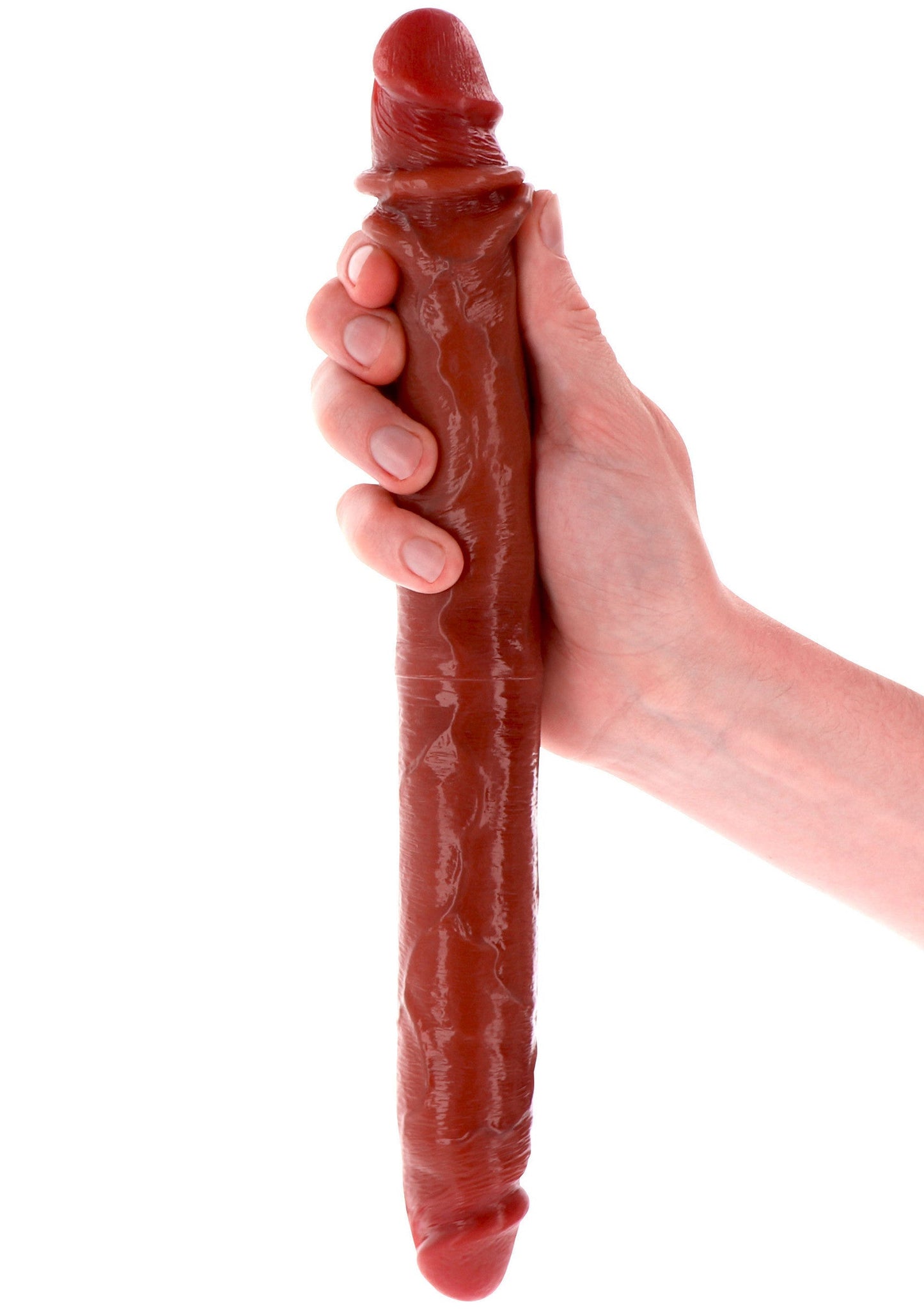 11206 toyjoy get real foreskin double dong silicone 35cm