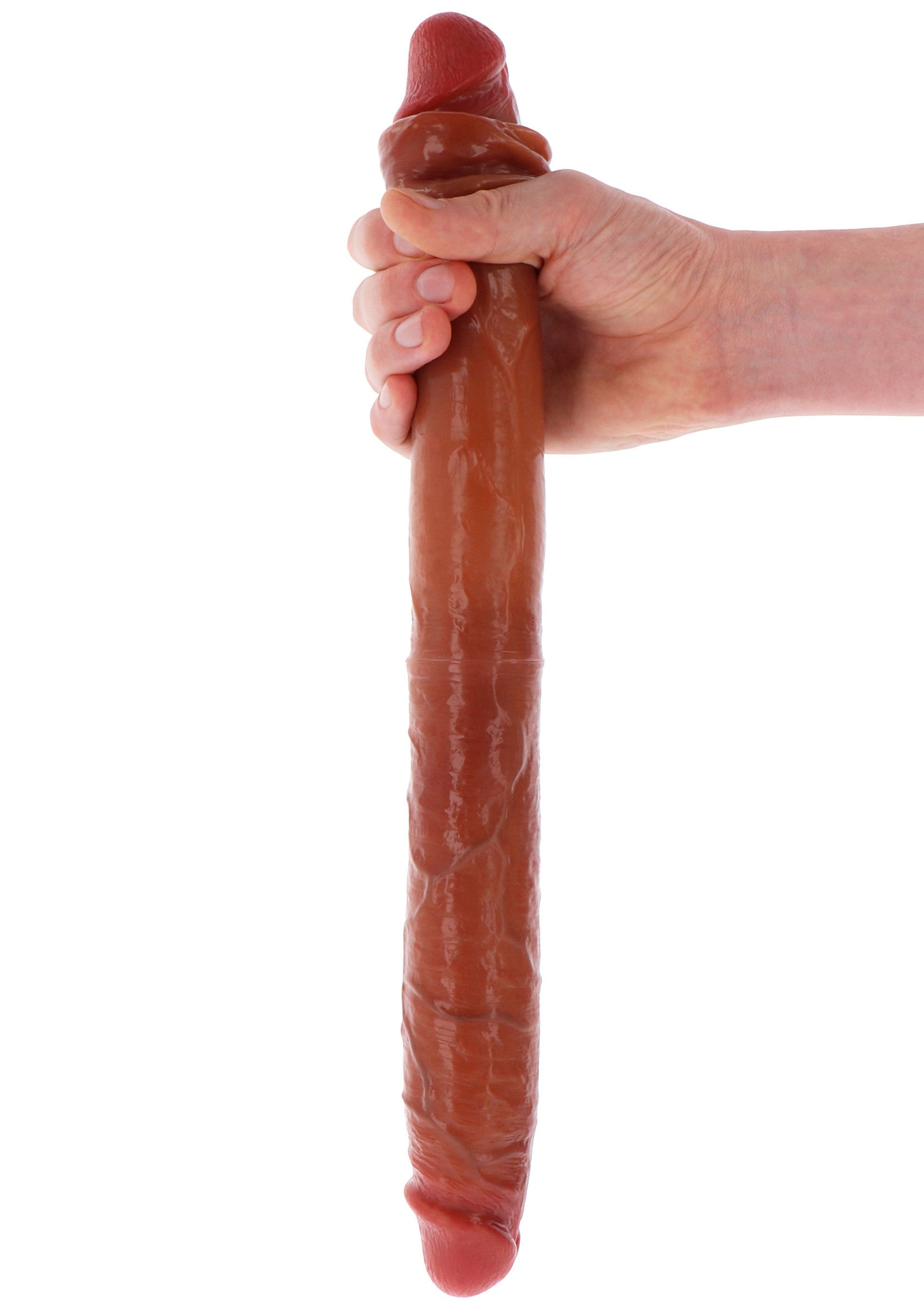 11208 toyjoy get real foreskin double dong silicone 46cm