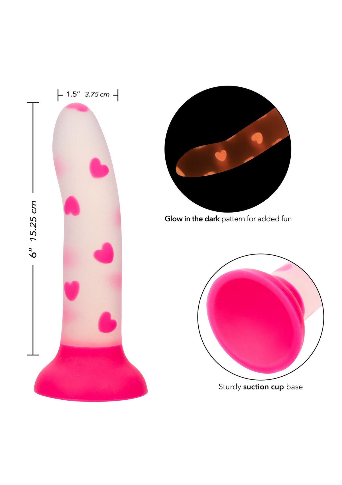 11910 calexotics glow stick glow stick heart