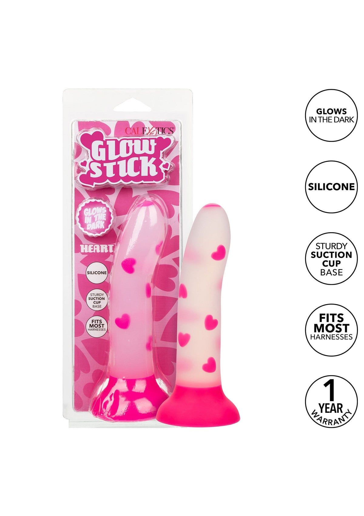 11910 calexotics glow stick glow stick heart