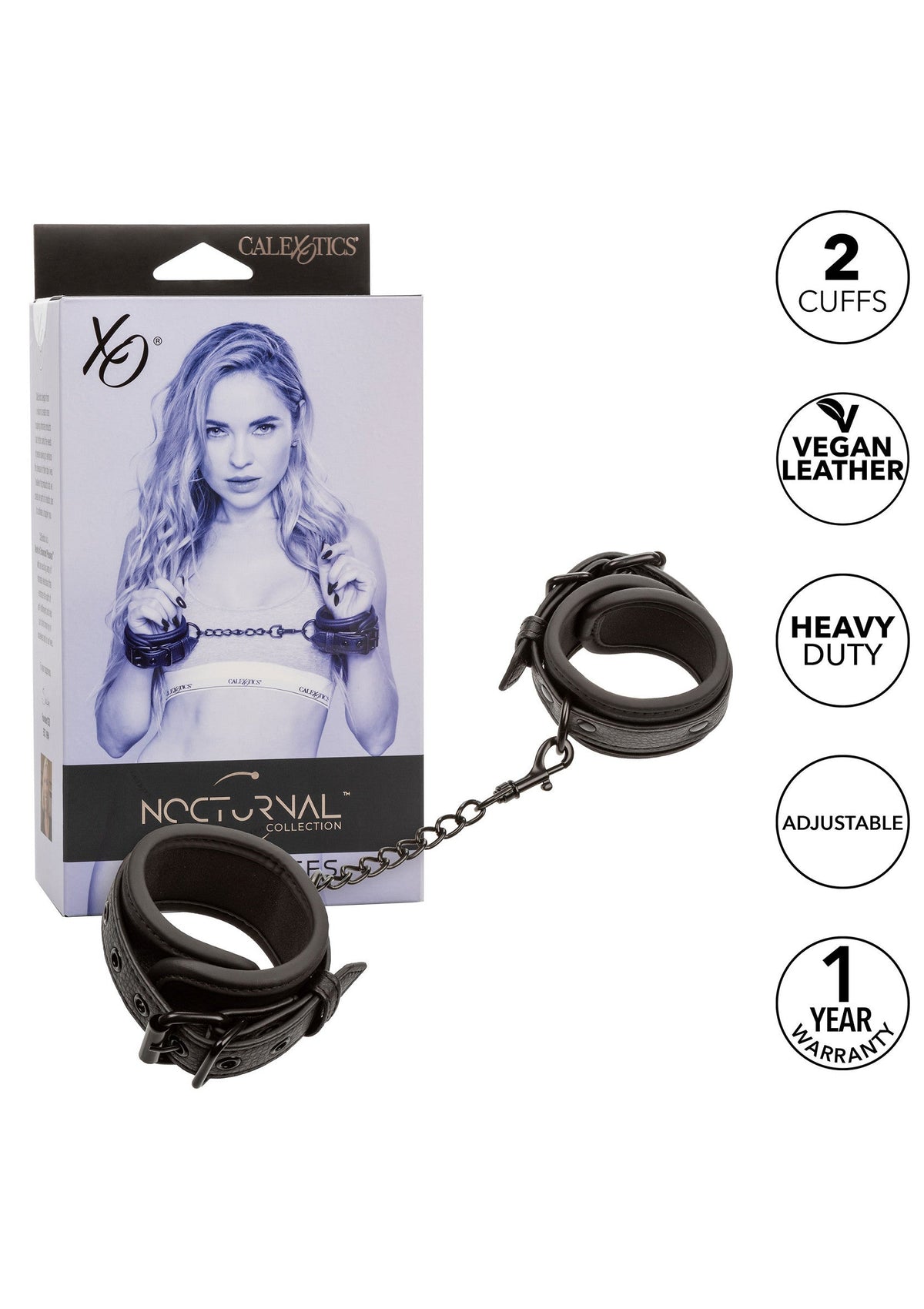 11933 calexotics nocturnal nocturnal wrist cuffs