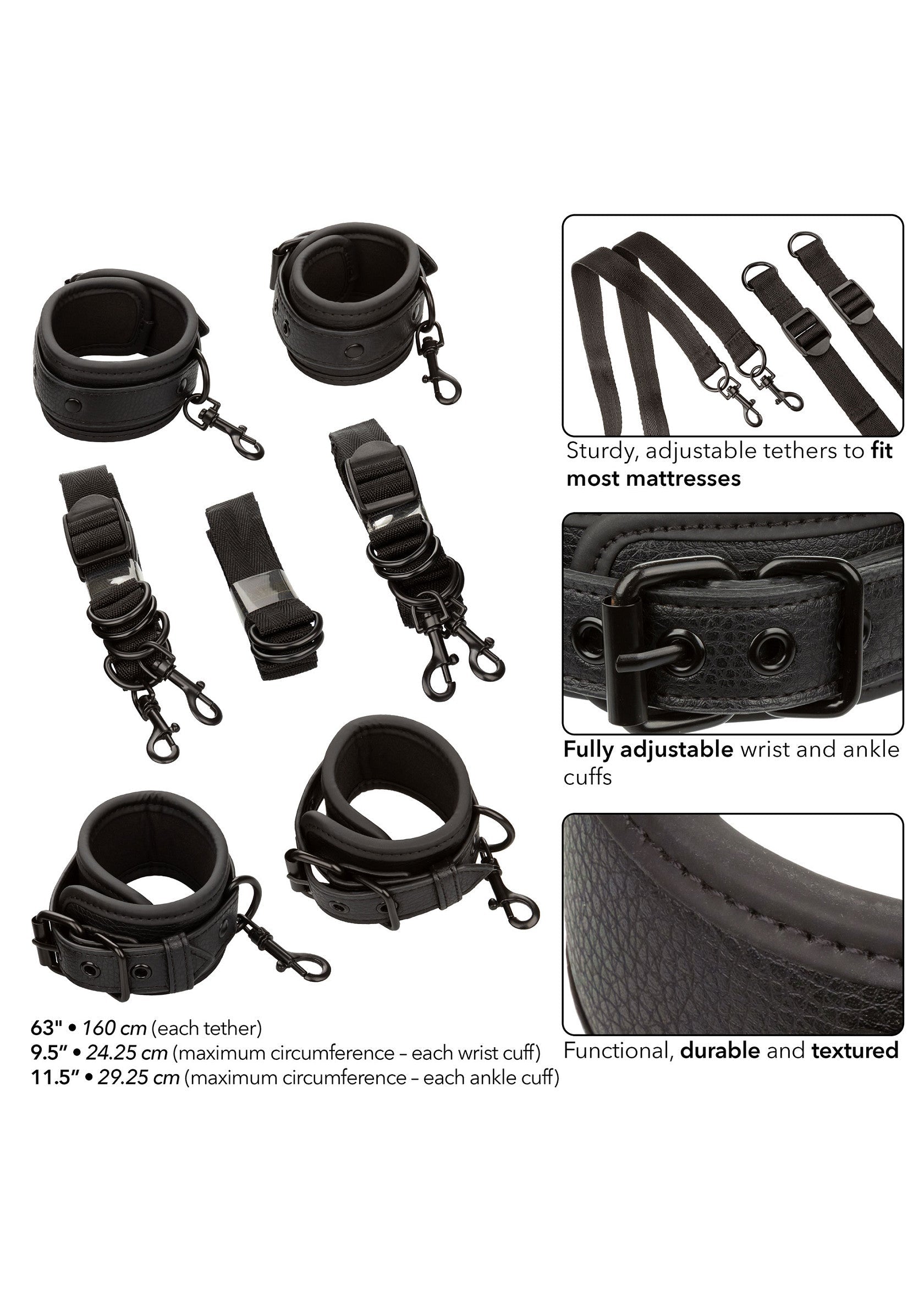 11936 calexotics nocturnal nocturnal bed restraints
