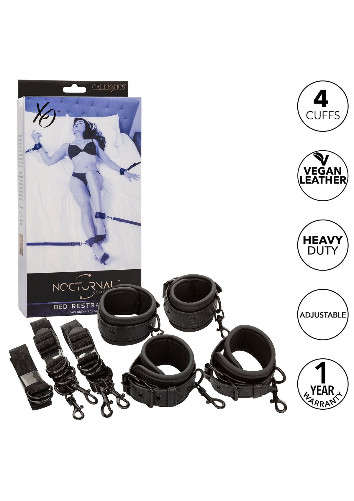 11936 calexotics nocturnal nocturnal bed restraints
