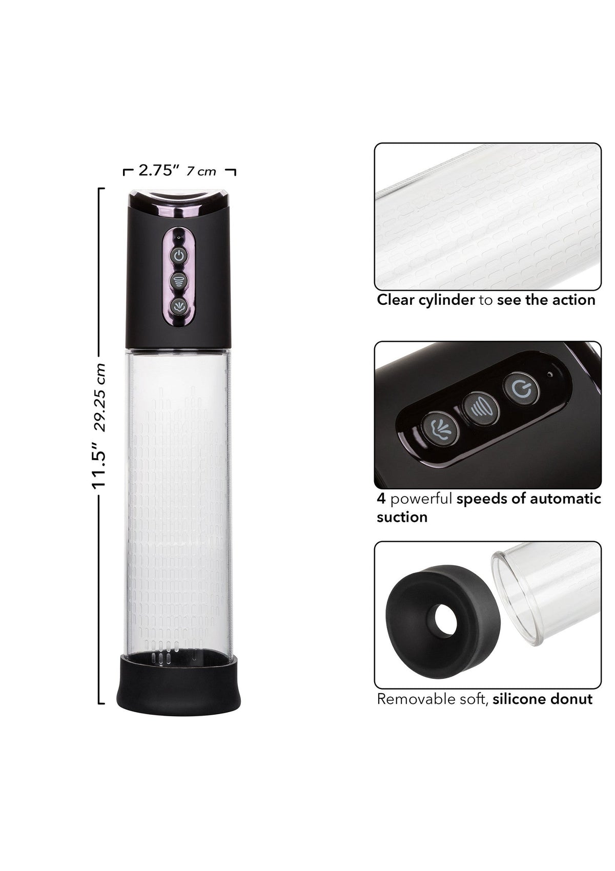 11946 calexotics peak peak rechargeable pump